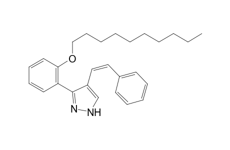 (Z)-3-(2-Decyloxyphenyl)-4-styryl-1H-pyrazole