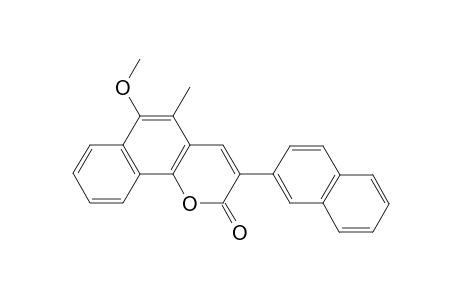 6-Methoxy-5-methyl-3-(naphthalene-2-yl)-2H-benzo[h]chromen-2-one