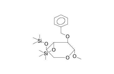 Methyl-2-O-benzyl-3,4-bis-O-trimethylsilyl.beta.-D-xylopyranosid