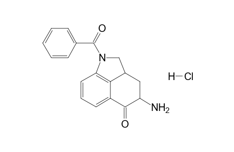 4-Amino-1-benzoyl-2,2a,3,4-tetrahydrobenz[cd]indol-5(1H)-one hydrochloride