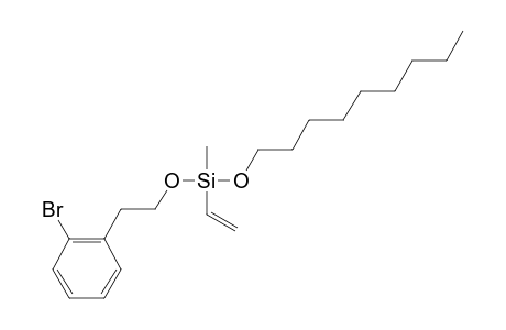 Silane, methylvinyl(2-(2-bromophenyl)ethoxy)nonyloxy-