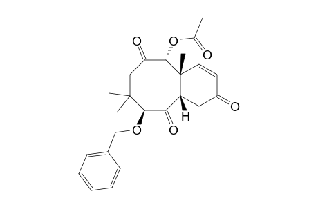 (7R)-3-Benzyloxy-7-Acetoxy-4,4,8-trimethylbicyclo[6.4.0]dodec-9-en-2,6,11-trione