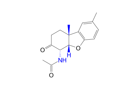 N-(8,9bbeta-DIMETHYL-1,2,3,4,4abeta,9b-HEXAHYDRO-3-OXO-4alpha-DIBENZOFURANYL)ACETAMIDE