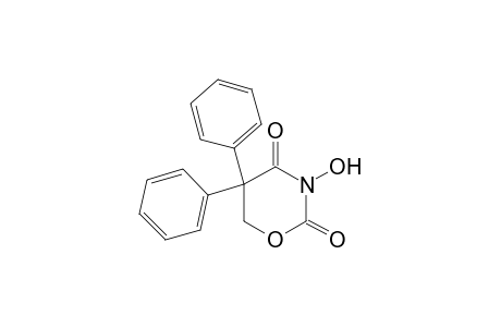 dihydro-5,5-diphenyl-3-hydroxy-2H-1,3-oxazine-2,4(3H)-dione