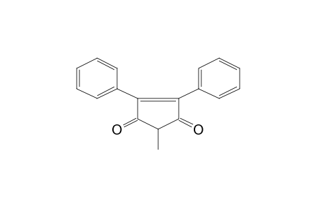 2-Methyl-4,5-diphenyl-4-cyclopentene-1,3-dione