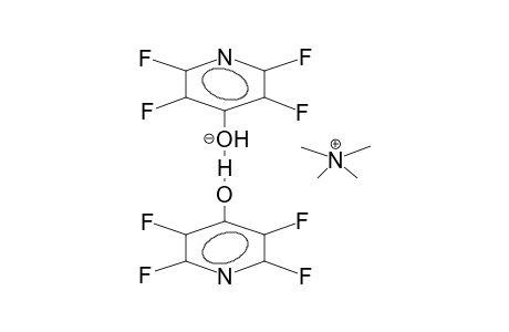 TETRAMETHYLAMMONIUM BIS(GAMMA-HYDROXYPERFLUOROPYRIDINE) SALT COMPLEX