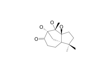 ACACIICOLIN-A;(3AS,7S,8R,8AS)-7,8,8A-TRIHYDROXY-3,3,8-TRIMETHYLHEXAHYDRO-1H-3A,7-METHANOAZULEN-6(7H)-ONE