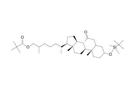 3.beta.-[(T-butyldimethylsilyl)oxy]-26-(pivaloyloxy)cholest-5.alpha.-an-7-one