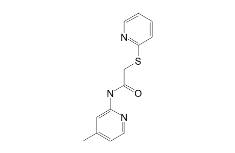 N-(4-methyl-2-pyridyl)-2-[(2-pyridyl)thio]acetamide