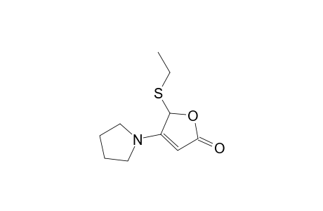 5-(ethylthio)-4-pyrrolidin-1-yl-5H-furan-2-one