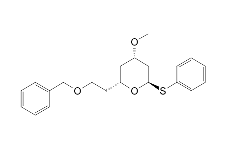 (2R,4S,6R)-2-(2-benzoxyethyl)-4-methoxy-6-(phenylthio)tetrahydropyran