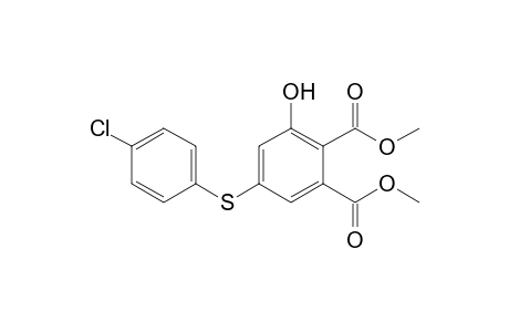 Dimethyl 3-Hydroxy-5-(4-chlorophenylsulfanyl)phthalate