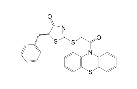 5-benzylidene-2-{[(phenothiazin-10-ylcarbonyl)methyl]thio}-2-thiazolin-4-one