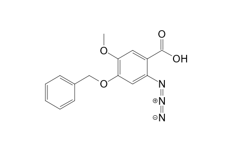 2-Azido-4-benzoxy-5-methoxy-benzoic acid