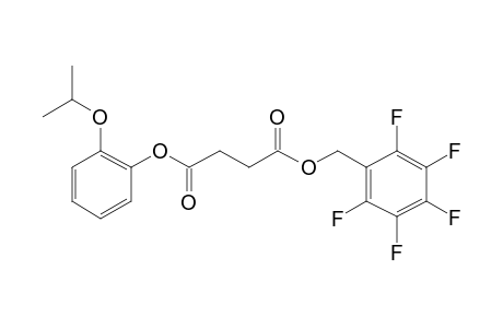 Succinic acid, 2-isopropoxyphenyl pentafluorobenzyl ester