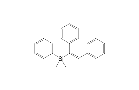 (E)-.alpha,-Phenyl-dimethylsilyl-stilbene