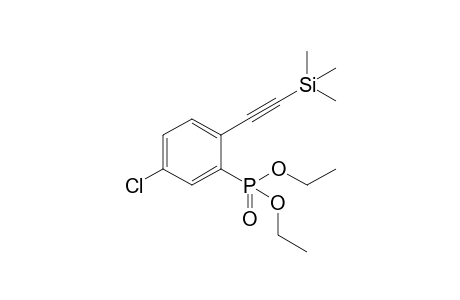 (5-Chloro-2-trimethylsilanylethynyl-phenyl)-phosphonic Acid Diethyl Ester