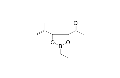 1-(2-Ethyl-5-isopropenyl-4-methyl-1,3,2-dioxaborolan-4-yl)ethanone