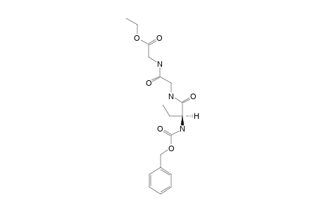 ETHYL-N-(BENZYLOXYCARBONYL)-ALPHA-AMINOBUTYRYLGLYCYLGLYCINE