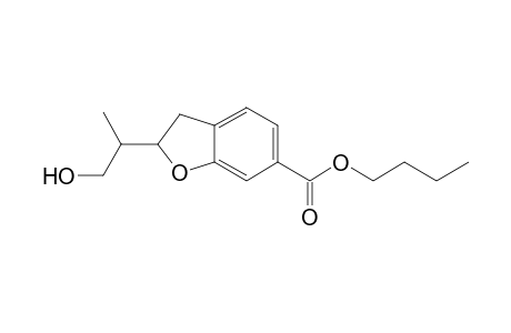 N-BUTYL-2,3-DIHYDRO-2-(2'-HYDROXY-1'-METHYLETHYL)-BENZOFURAN-6-CARBOXYLATE