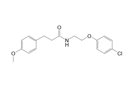 N-[2-(4-Chloro-phenoxy)-ethyl]-3-(4-methoxy-phenyl)-propionamide