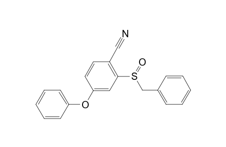 4-Phenoxy-2-phenylmethanesulfinyl-benzonitrile