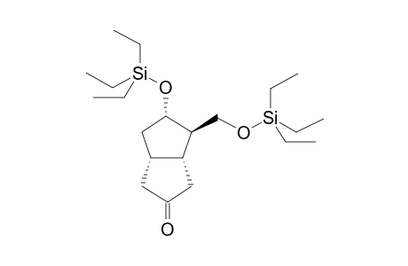 2BETA-TRIETHYLSILYLOXYMETHYL-3-ALPHA-TRIETHYLSILYLOXYBICYCLO[3.3.0]OCTAN-7-ONE