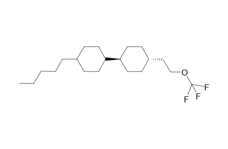 Trans-1-(trans-4-pentylcyclohexyl)-4-(2-trifluoromethoxyethyl)cyclohexane