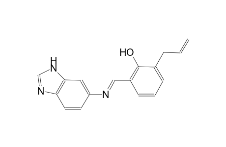 2-Allyl-6-[(E)-(1H-benzimidazol-6-ylimino)methyl]phenol