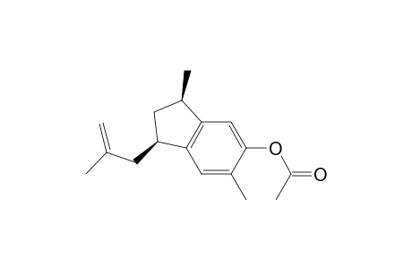 cis-1-(5-Acetoxy-3,6-dimethyl-1-indanyl)-2-methyl-2-propene
