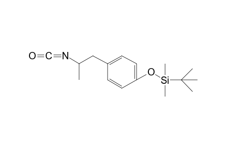 2-Isocyanato-1-[4-dimethyl(tertbutyl)silyloxyphenyl]propane