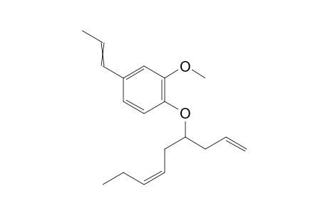 2-methoxy-1-(((Z)-nona-1,6-dien-4-yl)oxy)-4-(prop-1-en-1-yl)benzene