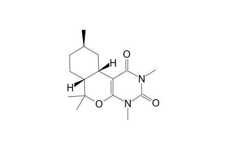 (6aSR,9RS,10aRS)-4,6,6a,7,8,9,10,10a-Octahydro-2,4,6,6,9-pentamethyl-1H-[2]benzopyrano[3,4-d]pyrimidine-1,3(2H)-dione
