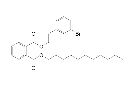 Phthalic acid, 2-(3-bromophenyl)ethyl undecyl ester