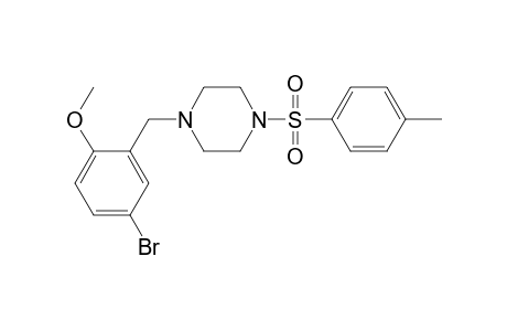 Piperazine, 1-[(5-bromo-2-methoxyphenyl)methyl]-4-[(4-methylphenyl)sulfonyl]-