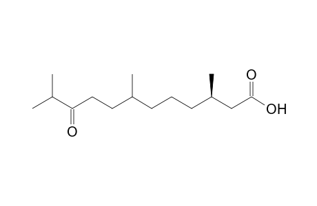 3,7,11-Trimethyl-10-oxododecanoic acid