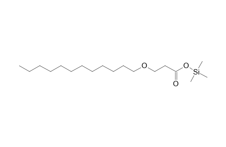 3-Dodecyloxypropanoic acid, tms