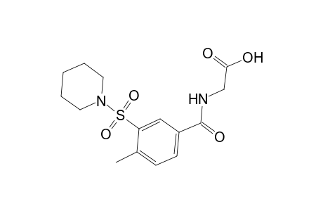 [4-methyl-3-(piperidine-1-sulfonyl)-benzoylamino]-acetic acid