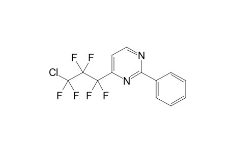 6-(.omaga.-Chlorohexafluoropropyl)-2-phenylpyrimidine