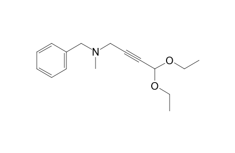 (Benzylmethylamino)tetrolaldehyde, diethyl acetal