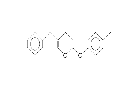2H-Pyran, 3,4-dihydro-2-(4-methylphenoxy)-5-(phenylmethyl)-
