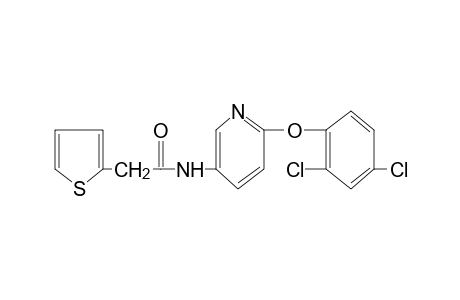 N-[6-(2,4-dichlorophenoxy)-3-pyridyl]-2-thiopheneacetamide