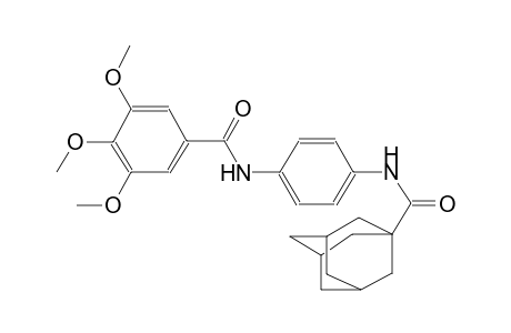 tricyclo[3.3.1.1~3,7~]decane-1-carboxamide, N-[4-[(3,4,5-trimethoxybenzoyl)amino]phenyl]-