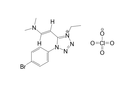 trans-1-(p-bromophenyl)-5-[2-(dimethylamino)vinyl]-4-ethyl-1H-tetrazolium perchlorate