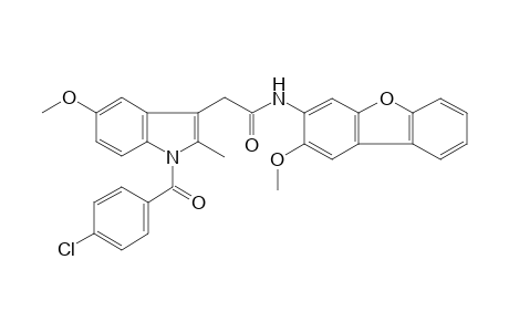 2-[1-(4-chlorobenzoyl)-5-methoxy-2-methyl-1H-indol-3-yl]-N-(2-methoxydibenzo[b,d]furan-3-yl)acetamide