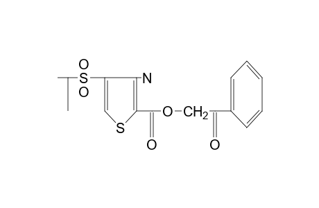 3-amino-4-(isopropylsulfonyl)-2-thiophenecarboxylic acid, phenacyl ester