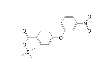 4-(3-Nitrophenoxy)benzoic acid, tms derivative