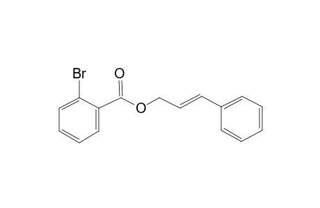 2-Bromobenzoic acid, 3-phenyl-2-propenyl ester