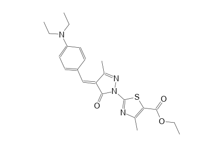 5-thiazolecarboxylic acid, 2-[(4E)-4-[[4-(diethylamino)phenyl]methylene]-4,5-dihydro-3-methyl-5-oxo-1H-pyrazol-1-yl]-4-methyl-, ethyl ester