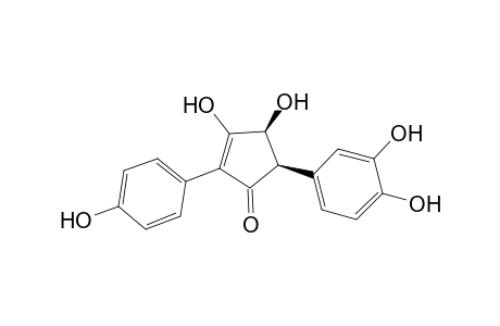 5-(3,4-DIHYDROXYPHENYL)-3,4-DIHYDROXY-2-(4-HYDROXYPHENYL)-2-CYCLOPENTEN-1-ONE;INVOLUTIN